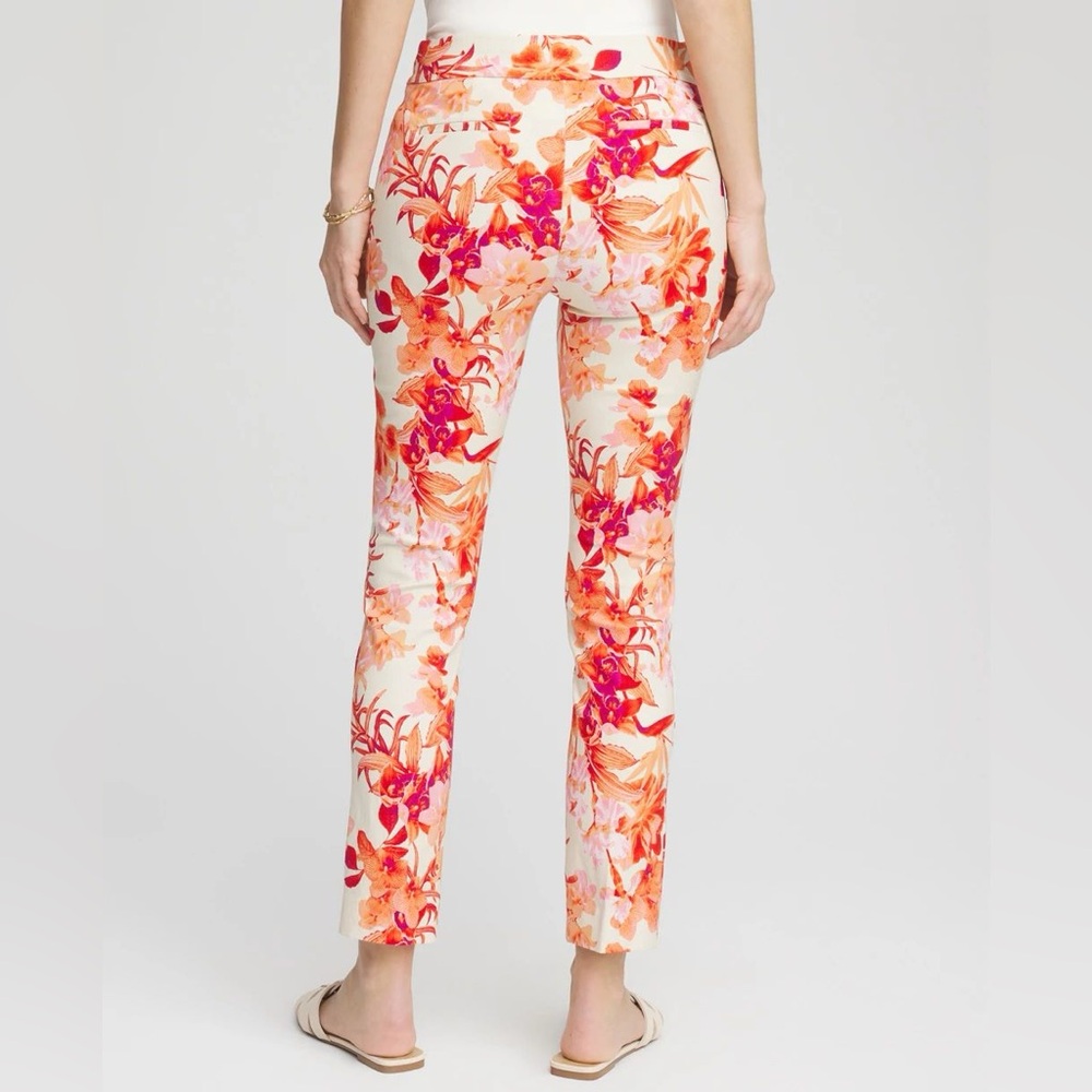Chico’s Brigitte™ Slub Ankle Pants Tall - Picture 3 of 12